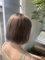 ロベック モトヤマ(Lobec MOTOYAMA)&nbsp;ミニボブ×ミルクティーベージュ