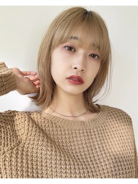 ゲーム 原宿店(GAME) ミルクティーベージュ/ダブルカラー/ケアブリーチ/髪質改善/原宿