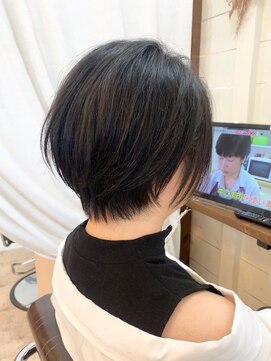 シュシュ レア南矢野目店(CHOUCHOU) 【カラーをしなくても大丈夫☆】軽さを意識した黒髪ショート