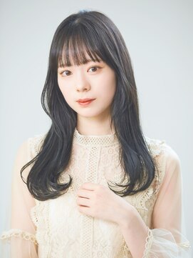 オリンテ バイ レシッド 表参道(orente by rcid) 韓国レイヤー顔周りワンカール姫カット×髪質改善グレーベージュ