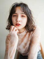 マセナ(Masena)&nbsp;無造作パーマ　“オン眉センターパート”