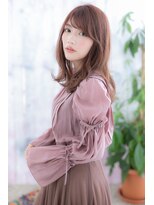 ミック 日暮里店(miq)&nbsp;メンズウケ！斜めバング外国人風カシスブラウンb1