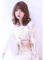 オーロ 緑地公園店(ORO)&nbsp;ローライトココアブラウン大人かわいいゆるふわフリンジウェーブ