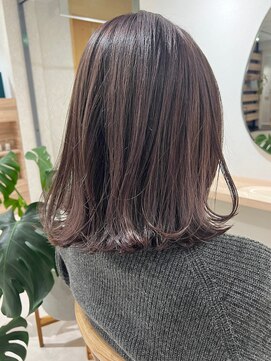 オリ 仙台(Oli) 着物ヘア/ダークアッシュ/ミディアムレイヤーカット［仙台］