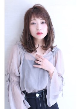 オーロ 西宮店(ORO) マロンベージュＡラインラフウェーブ