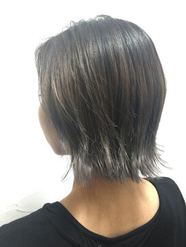 グルグル 妙典店(GULGUL) ピンクベージュ 前髪 外ハネショート 妙典