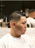 ツーブロックマッシュ/波巻き/ハイライト/束感<理容室><府中駅>