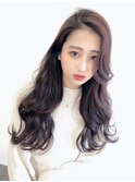 色気漂う韓国風ウェーブ