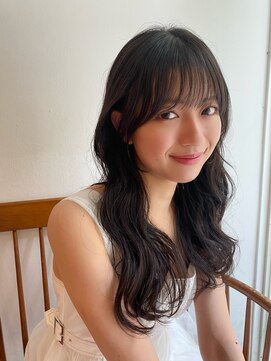 ガーランド (Garland) 大人かわいい小顔顔まわりカット/シースルー前髪/ロングレイヤー