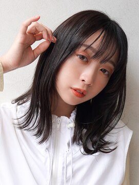 エステージ 喜連店(S-TAGE) 艶カシスブラウン×くびれミディアム