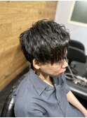波巻きパーマ/波巻きスパイラルパーマ/ツイスト/眉毛