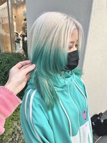 ソワン ドゥ ブレス セルン コフレ 心斎橋(soin de brace cerne X coffret) White  × turquoise