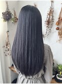2025  ロング 髪質改善ストレート ×超透明感アプリエ カラー