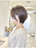 ナチュラルボブ×大人ショートボブ×ウェーブ 20代30代40代京都