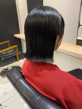 フラミューム 蒲田店(flammeum) 切りっぱなしボブ