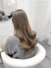 【髪の痛みが気になる方】カット+高発色カラー高濃度トリートメント11900