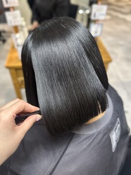 アイノアシェール 西宮(AInoa Cher) 【極上の髪質改善】プレミアムストレートエステ/艶髪/ボブ