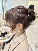 結婚式/お呼ばれ/ヘアセット/前髪顔まわり小顔◎オール世代