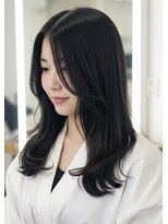 エス 天満扇町(esu)&nbsp;ya艶髪/顔周りレイヤーカット/小顔カット/韓国風カラー