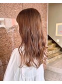 20代30代40代◎大人可愛い小顔無造作カール テラコッタ