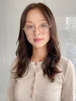 エトラ 渋谷店(etora) 小顔 前髪 レイヤーカット ホワイトグレージュ"