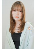 ロングウルフレイヤー【韓国レイヤー】【マッシュウルフ】