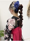 卒業式ヘアセット