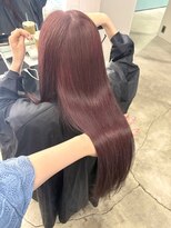 ジェム(GEM)&nbsp;【暖音】1回ブリーチ履歴でできる◎透明感ピンクブラウン♪