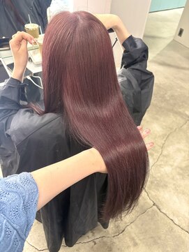 ジェム(GEM) 【暖音】1回ブリーチ履歴でできる◎透明感ピンクブラウン♪