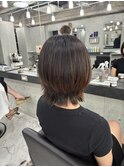 イメチェンスタイル/フルバング/似合わせカット/東銀座