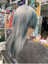 トーキョー オタクヘアー(TOKYO OTAKU HAIR)&nbsp;ホワイト/ブルー/デザインカラー