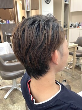 アルターリール(aL ter Rire) スパイキーショート/ブルーブラック/フェザーパーマ/中村郁未