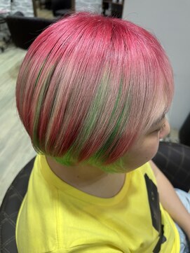 ドルチェヘアー(DOLCE HAIR) 個性派アンブレラカラー