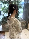 結婚式お呼ばれparty style 編み下ろし