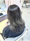 Gradation silver×Long layer°○