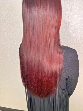 美容室 ハルミ ヘア リゾート 川口店(Harumi Hair Resort) 前髪/アンブレラカラー/こなれミディ/イメチェン/ウェーブパーマ