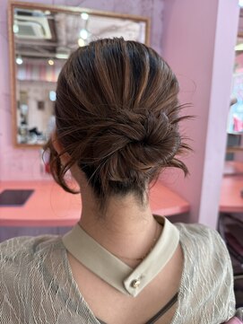 ミーネピンク 行徳(Miene Pink) 大人かわいいヘアアレンジ20代30代40代☆髪質改善【Pink】