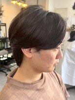 フゥ 宇都宮戸祭(FeU)&nbsp;宇都宮フェザーパーマニュアンスパーマセンターパート韓国眉毛