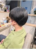 【緑区/相生山/髪質改善】インナーフェイスカラー×ショート