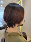  &nbsp;丸み×くびれで“首が細く見える”大人ショート