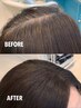 【部分染め】白髪染め＋ヘアマスク＋コラーゲン (SB込/60分)
