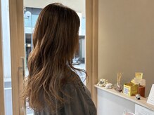 ファーストカラー(1st.color)の雰囲気(白髪カバーしながら透明感カラーと似合わせレイヤー♪写真50代)