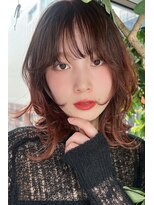 トップシェイプ(TOP SHAPE) 柔らかレイヤーミディ×くびれ外ハネボブ