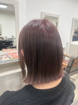 エルゴ 川崎西口(ergo) 白髪を生かしたピンクカラー