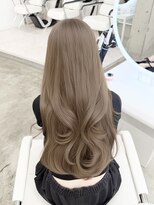 アイシー 表参道(ICY) 盛れるツヤくびれヘアブリーチなしカラーミルクティーベージュ