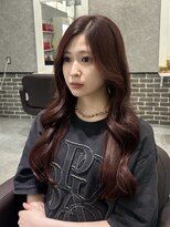アウラ 近鉄八尾駅前店(Aura)&nbsp;韓国風レイヤー×髪質改善20代艶髪ピンクカラー