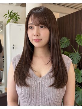 零秒女髪 千里丘店 髪質改善で叶える艶やか上品ロングヘア艶髪美髪髪質改善カラー