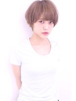 レンク(LENC) Coast.ショートボブ×ミルクティーピンクベージュ★