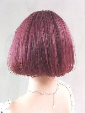 アルバム 銀座(ALBUM GINZA) ボルドーボブ_ブランジュダブルバング_ba232941