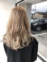 ナンバー(number+)&nbsp;20代30代大人可愛い艶感ミルクティーベージュケアブリーチ